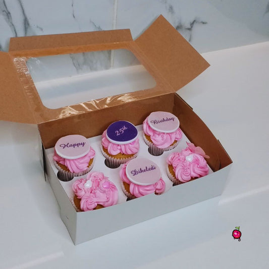 Months Celebration Birthday Cupcakes