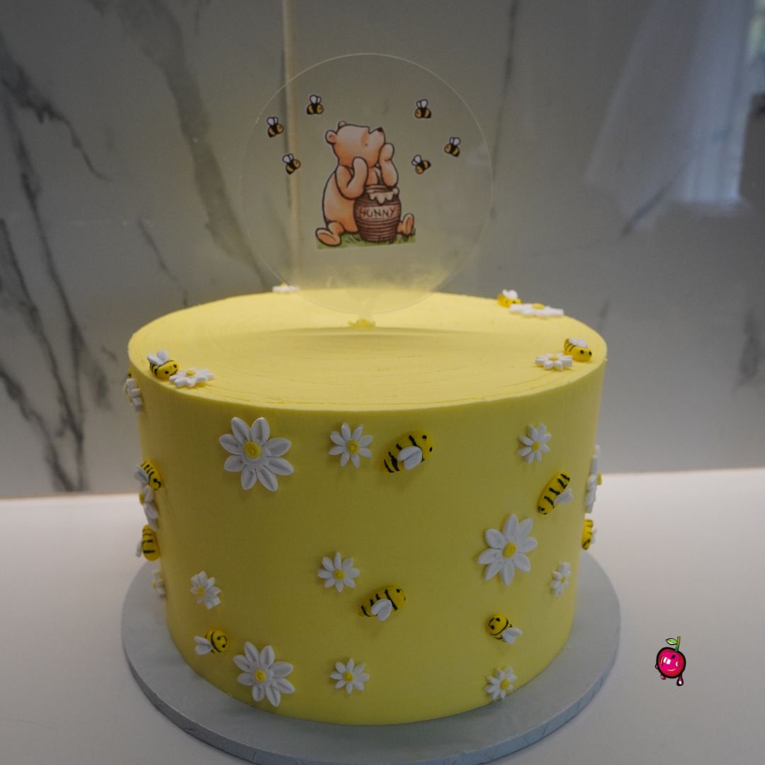 Winnie The Pooh & Bees Themed Cake