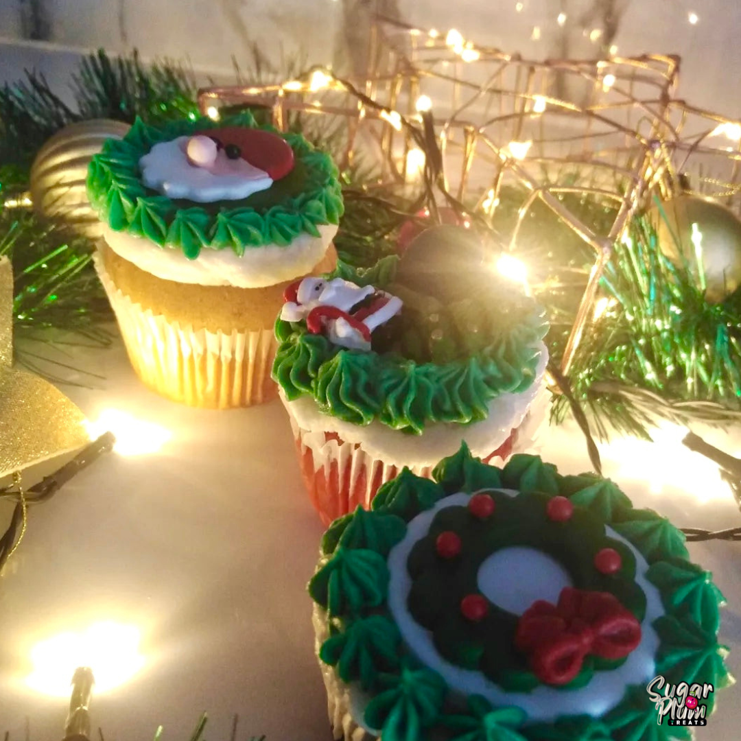 Christmas Themed Cupcakes