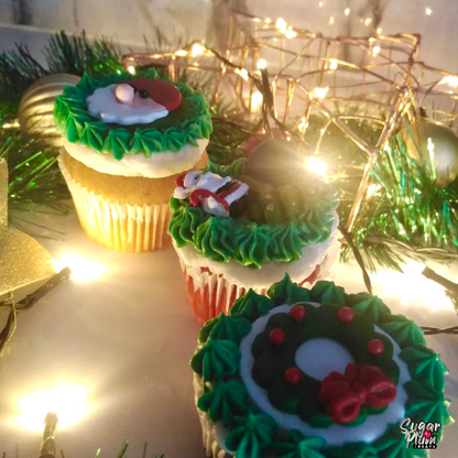 Christmas Themed Cupcakes