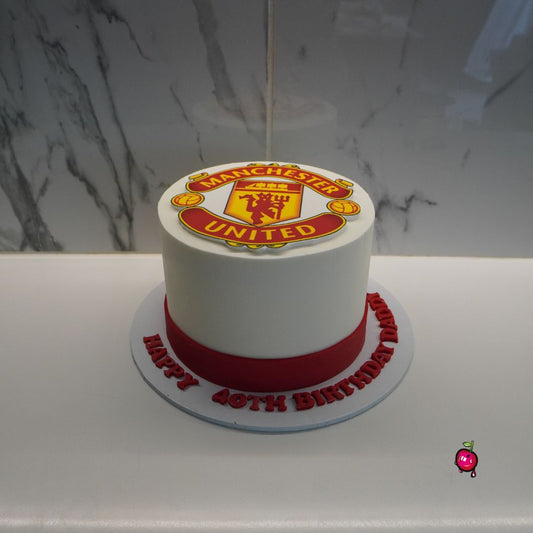Man, United Fan 40th Birthday Cake