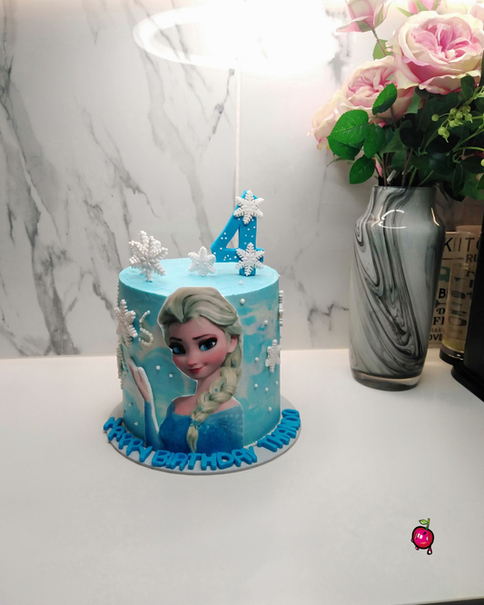 "Let it Go" Frozen Elsa Themed Cake