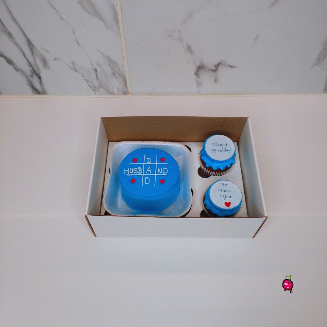 Husband & Dad Bento & Cupcake Box Set