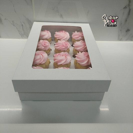 Pink Themed Birthday Cupcakes