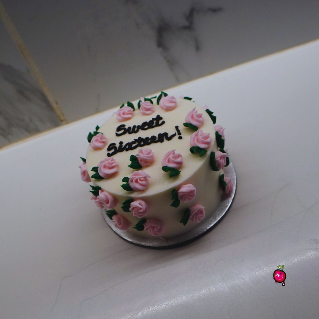 Sweet 16 Mini Roses Bento/ Lunchbox Cake