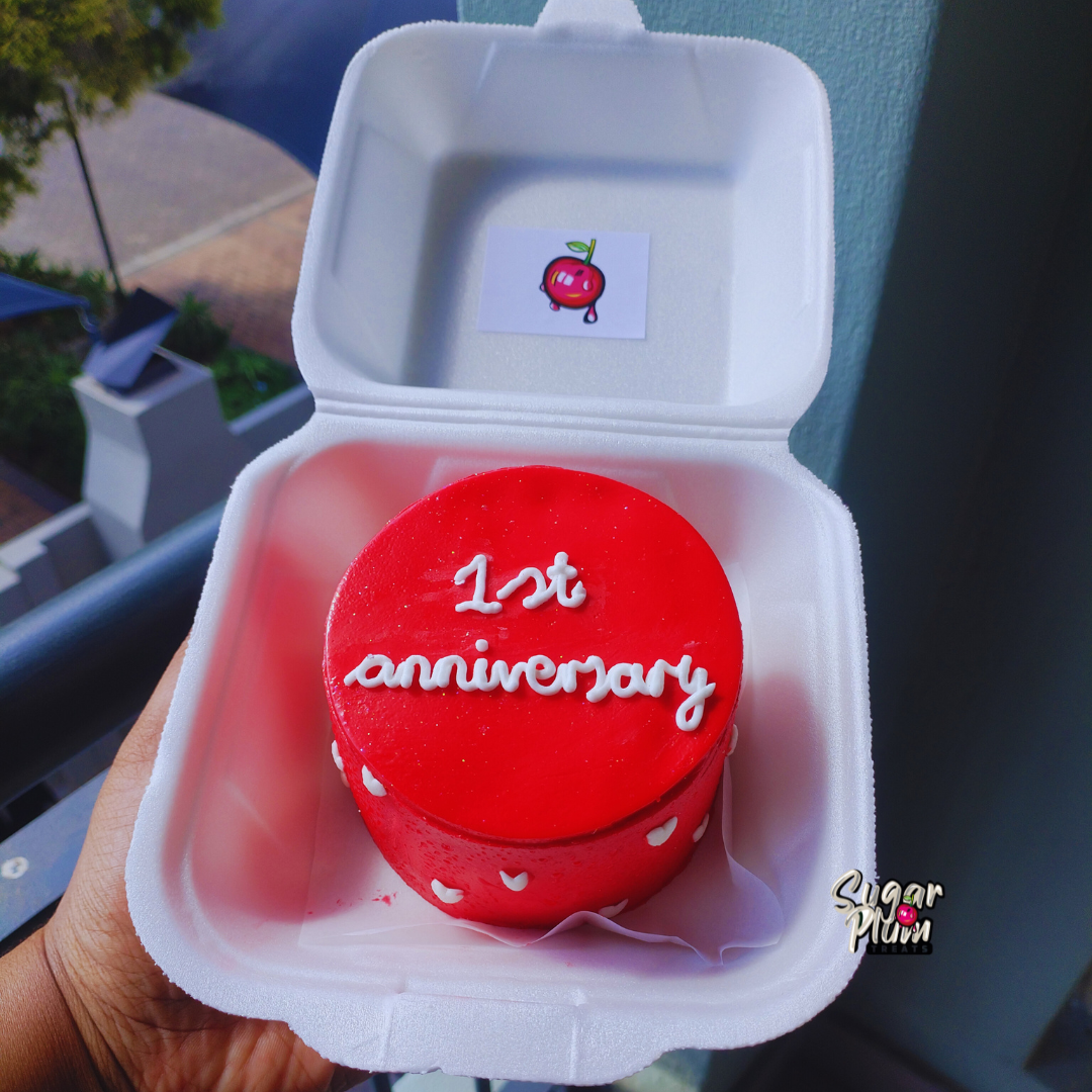 1st Anniversary Bento - Lunchbox Cake