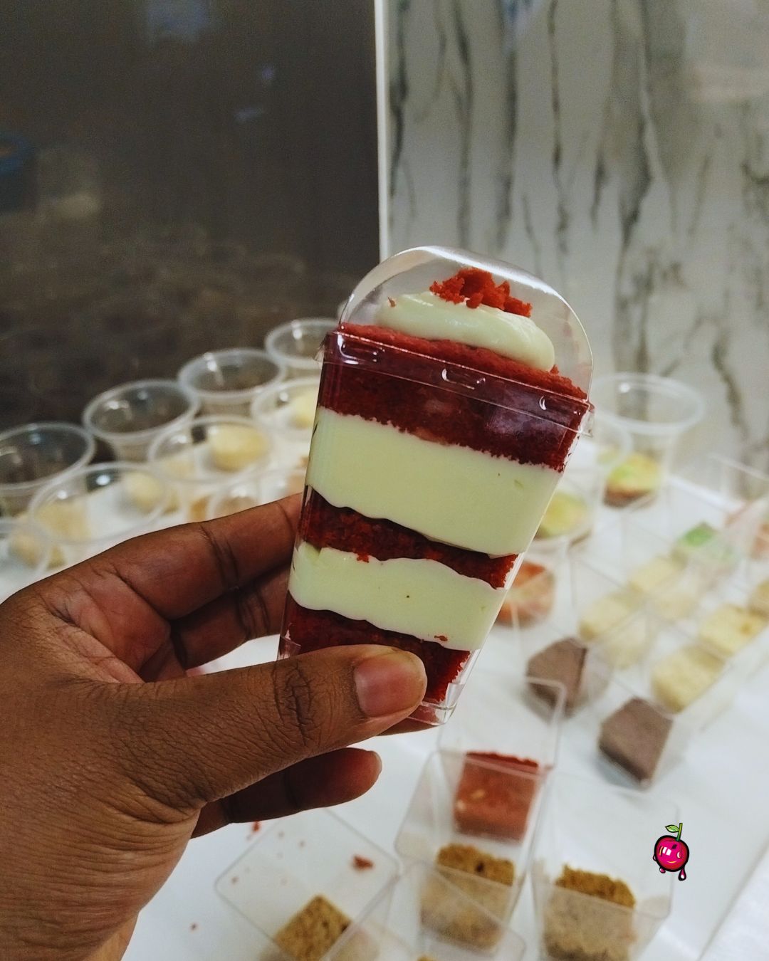 Red Velvet with Cream Cheese Cup