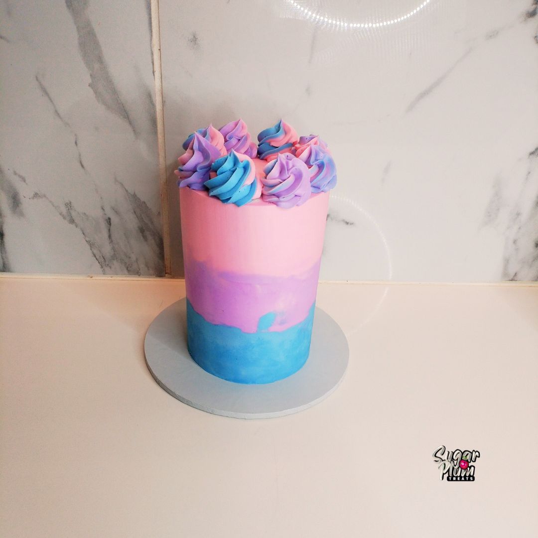 Multi Colored Tall Mini Cake