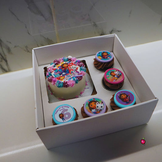 Gaby's Doll House Bento Cake & Cupcakes