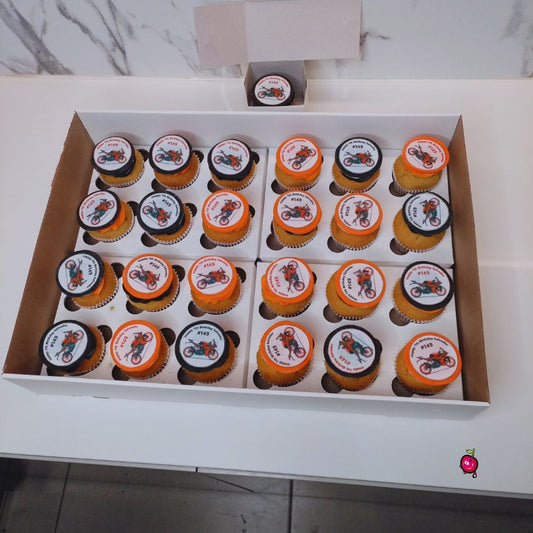Motorcycle Themed Cupcakes
