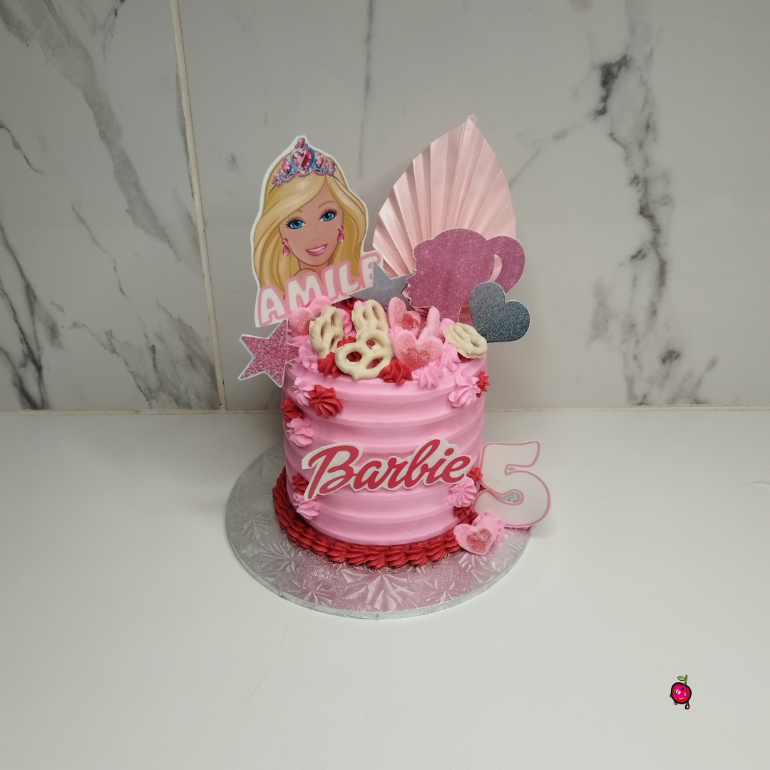 Barbie In Pink Mini Birthday Cake