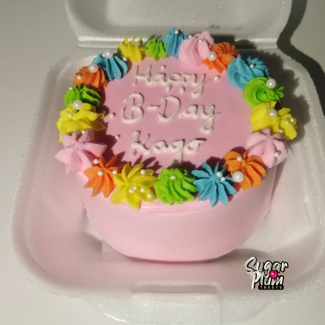 Rainbow B-day Bento/Lunchbox Cake