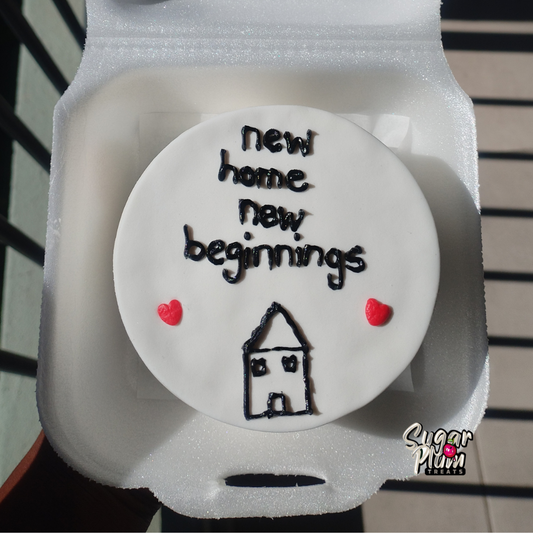 New Beginnings, New Home Lunchbox Cakes