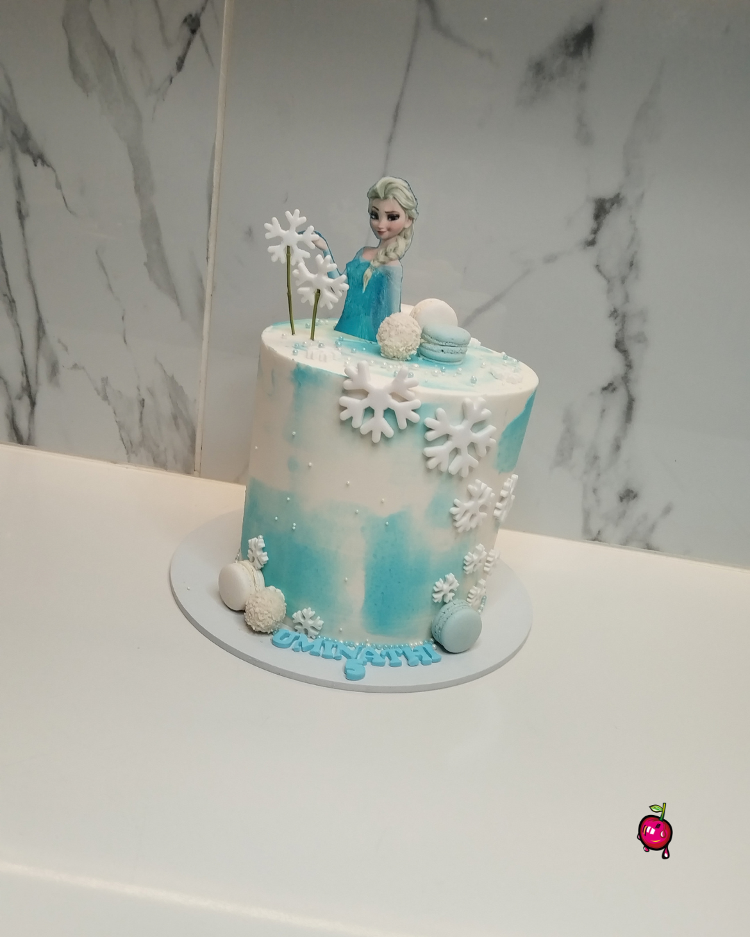 Frozen Elsa Snow Queen Cake - Winter Wonderland Theme