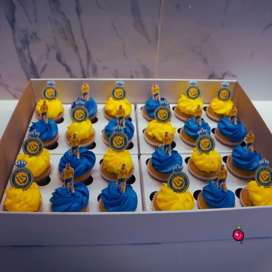 Cristiano Ronaldo & Real Madrid Themed Cupcakes