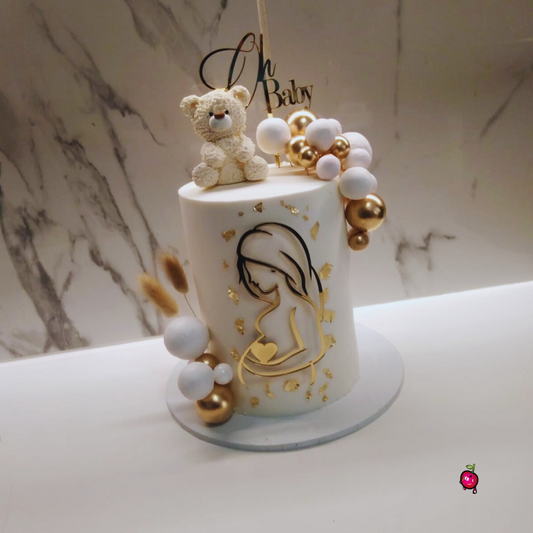 Oh Baby! Preg Lady Baby Shower Cake