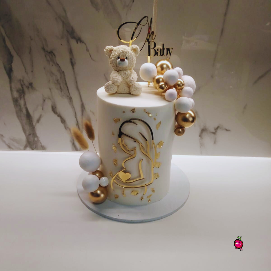 Oh Baby! Preg Lady Baby Shower Cake