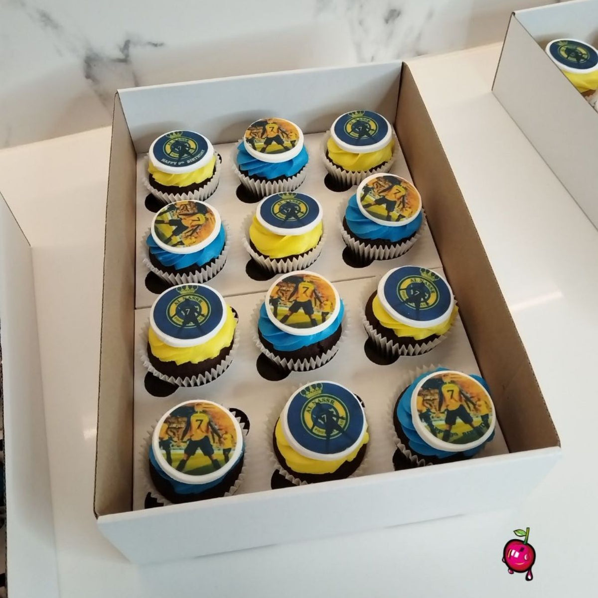 Cristiano Ronaldo Al Nassr Themed Cupcakes