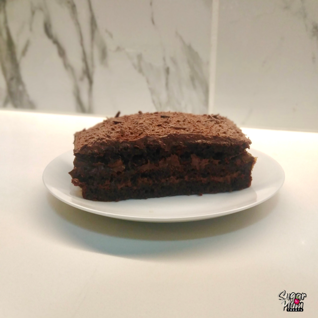 Chocolate Mousse Cake Slice