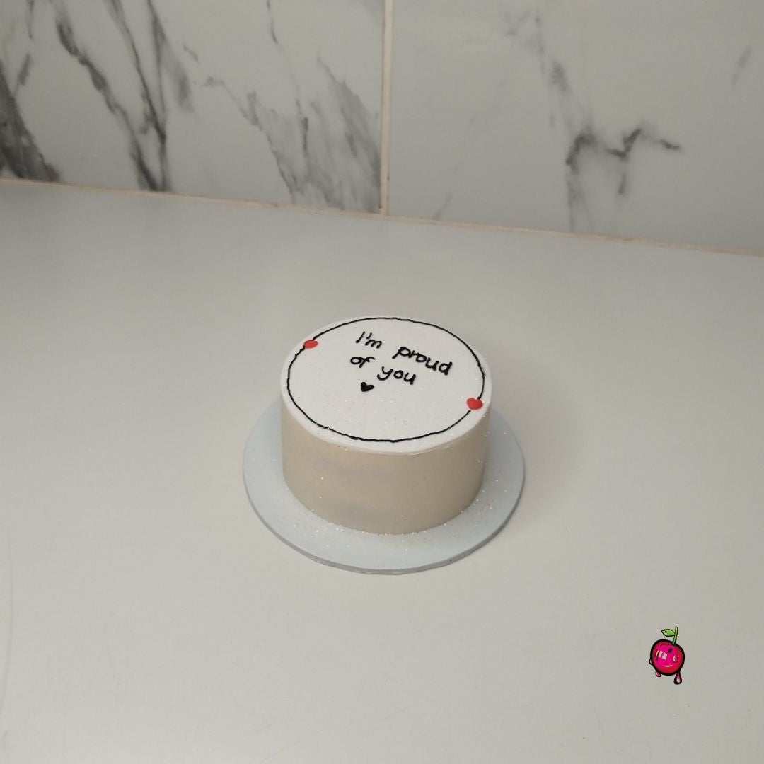 "I'm Proud Of You" Bento Cake