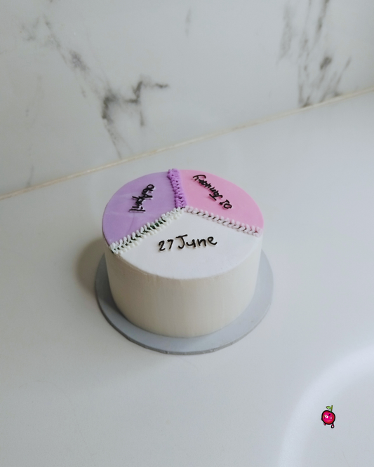 Triple/3-Way Birthday Bento/ Lunchbox Cake