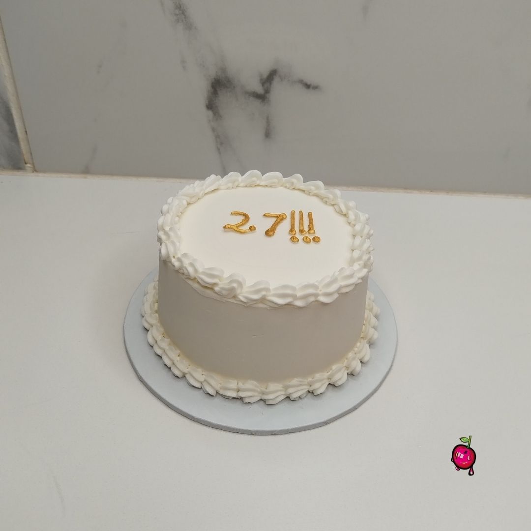 27!!! Birthday Bento Cake