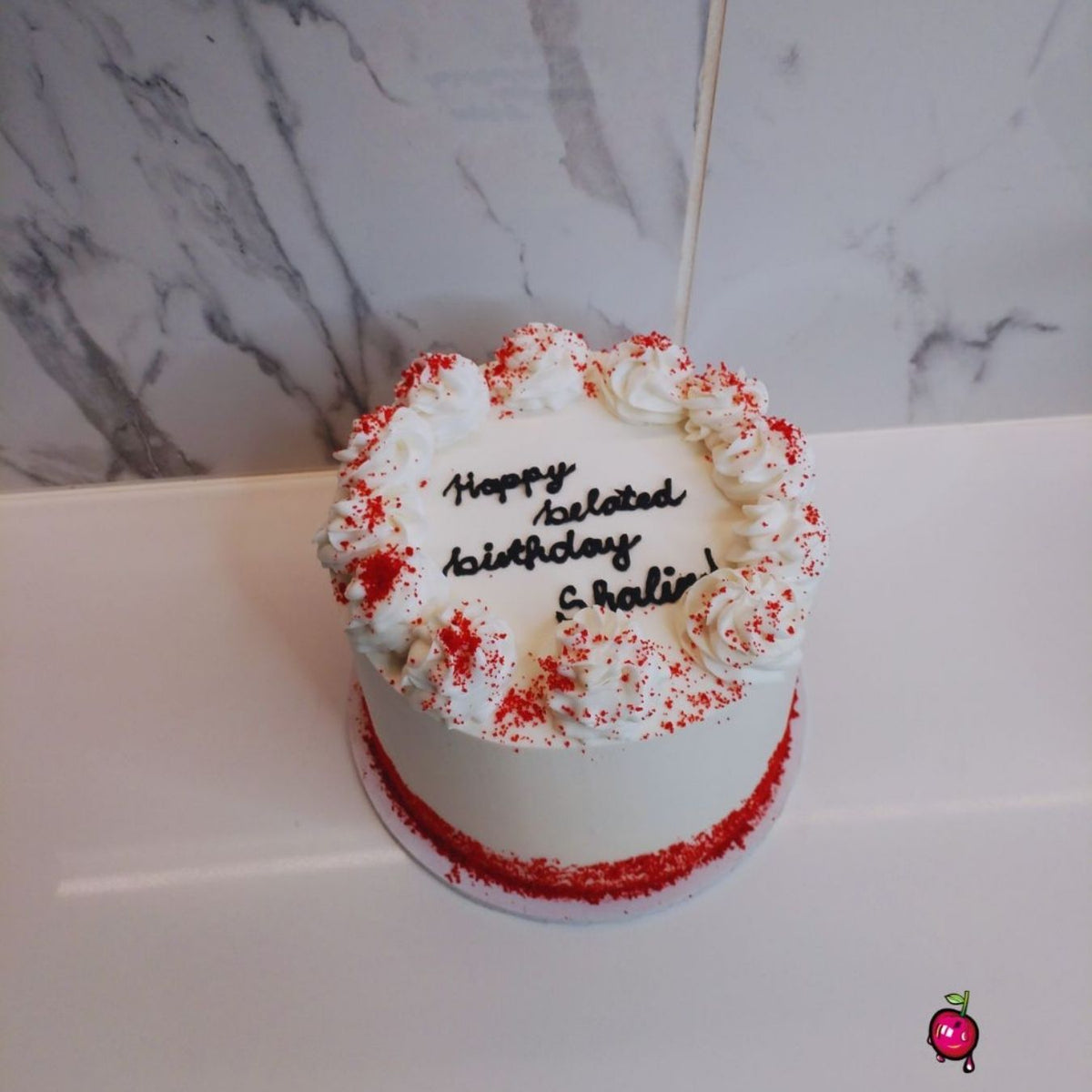 Happy Belated Birthday Cake