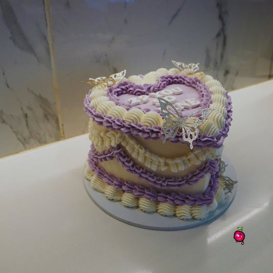 29 You So Fine Vintage Heart Cake