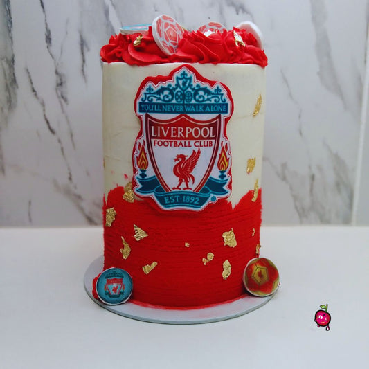 30th Liverpool Jersey Birthday Cake