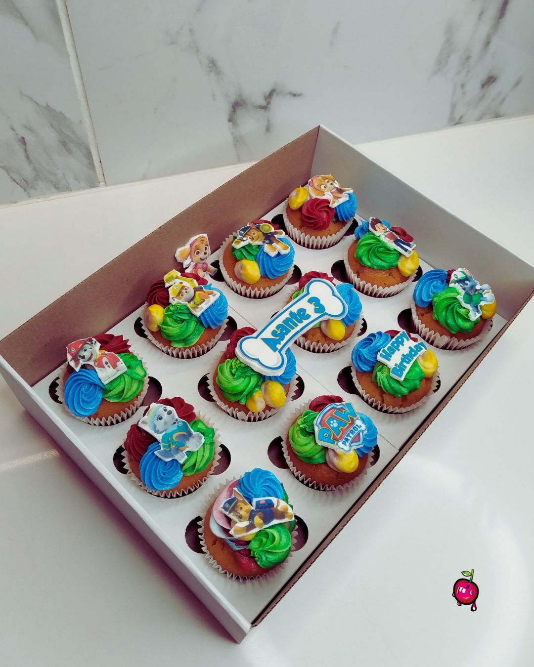 Paw Patrol Themed Cupcakes
