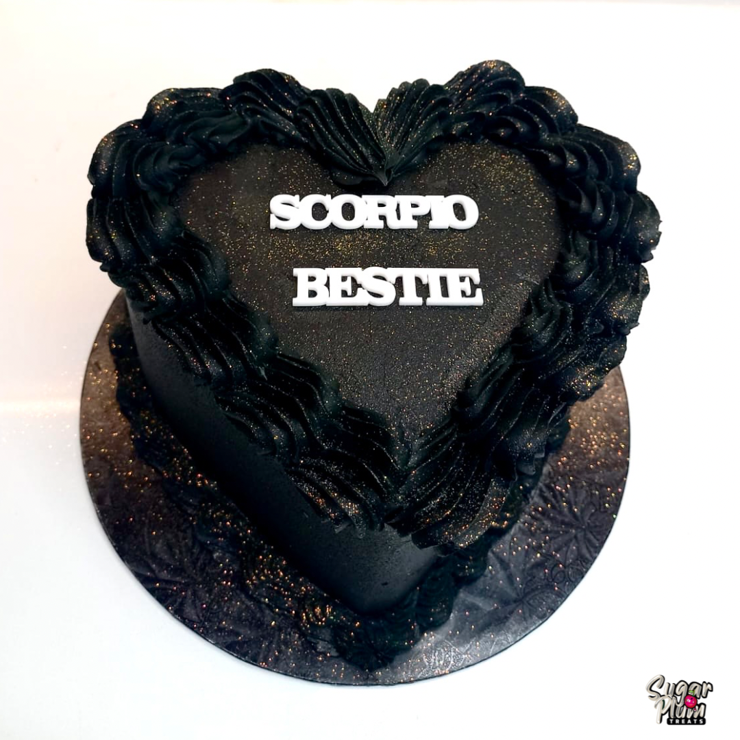 Scorpio's Bestie Heart Cake