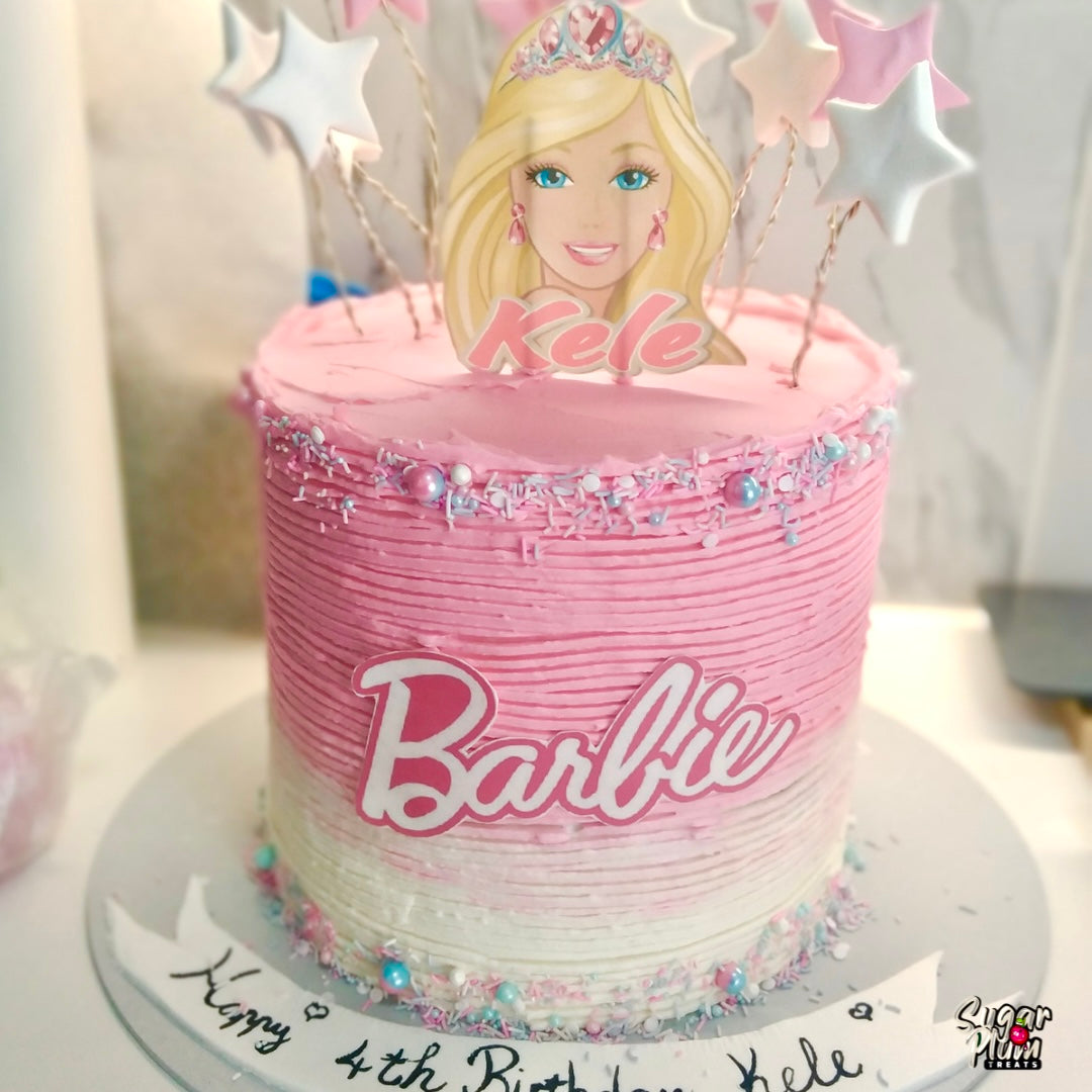 Barbie Themed Cake