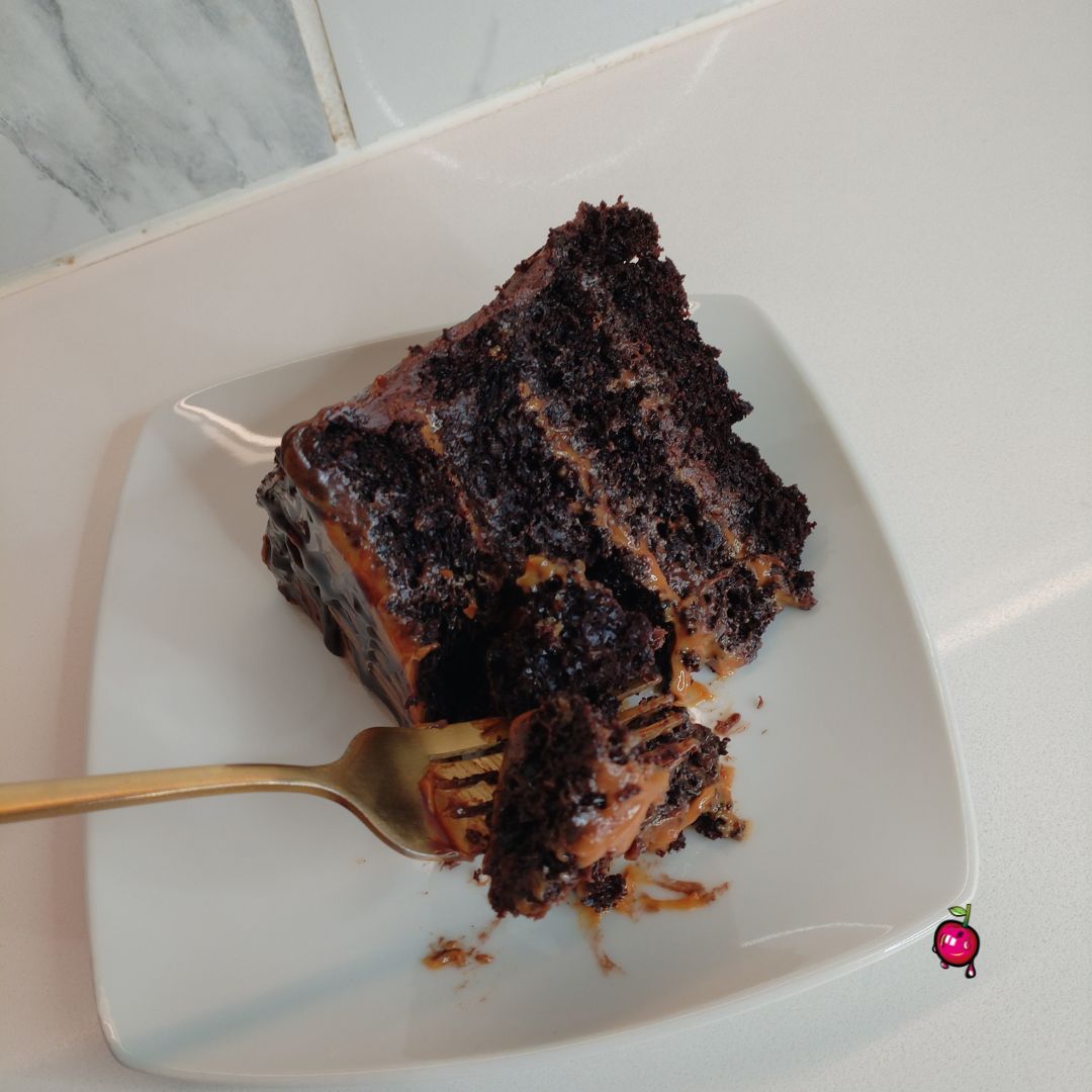 Chocolate Fudge Cake Slice