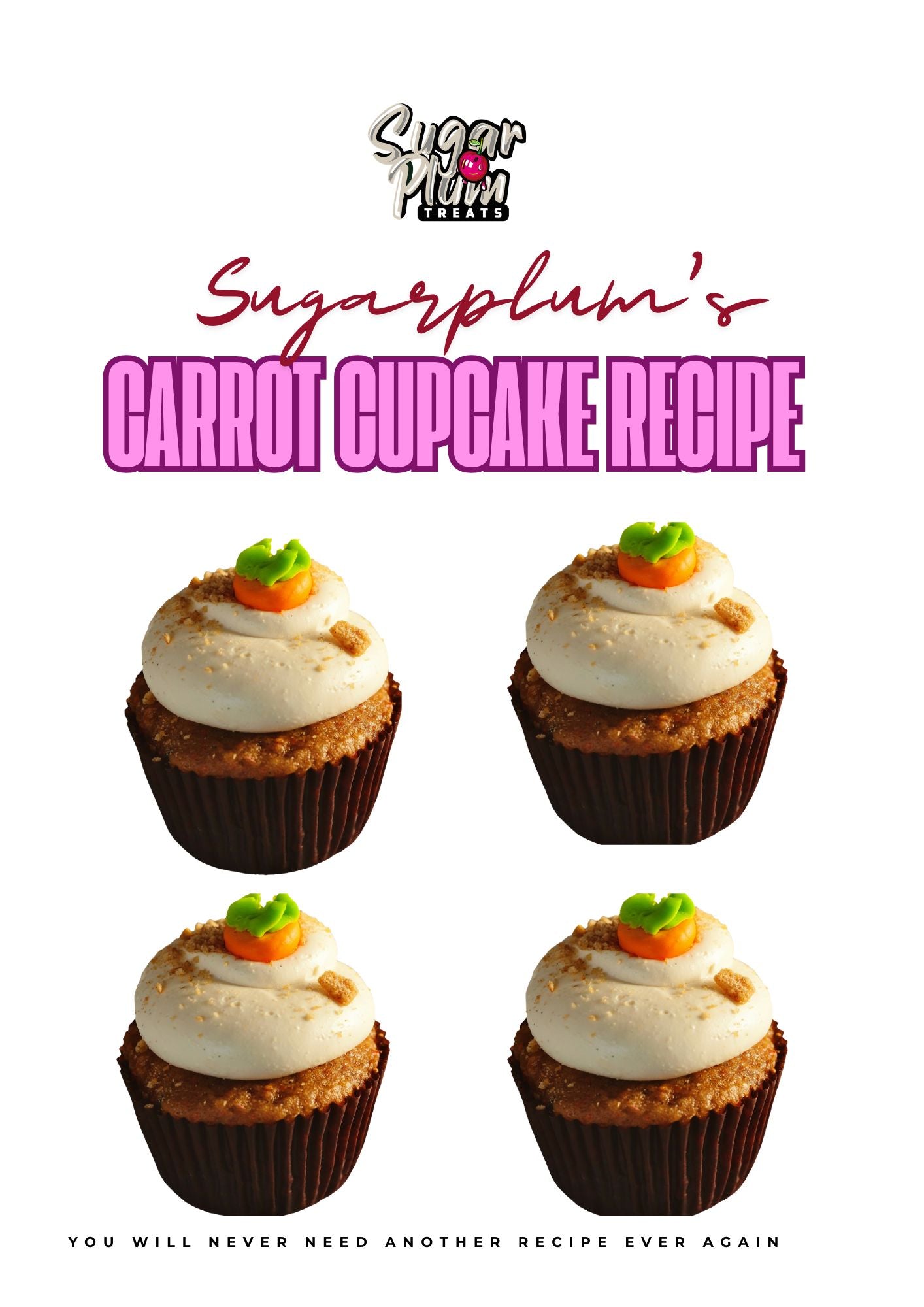 Sugarplum's Original Carrot Cupcakes Recipe