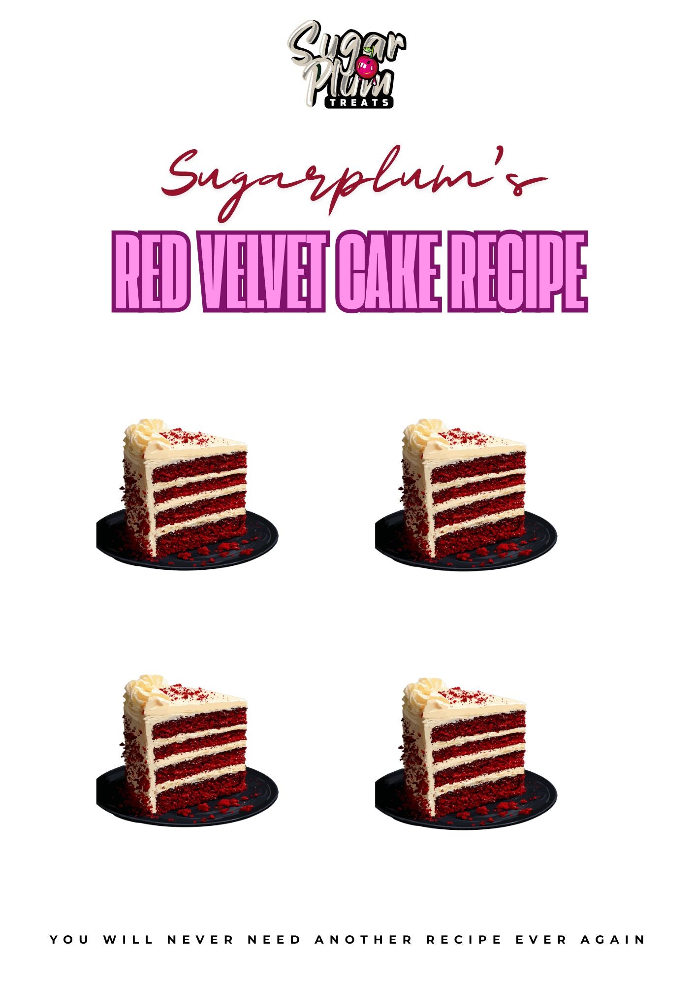 Sugarplum's Original Red Velvet Cake Recipe