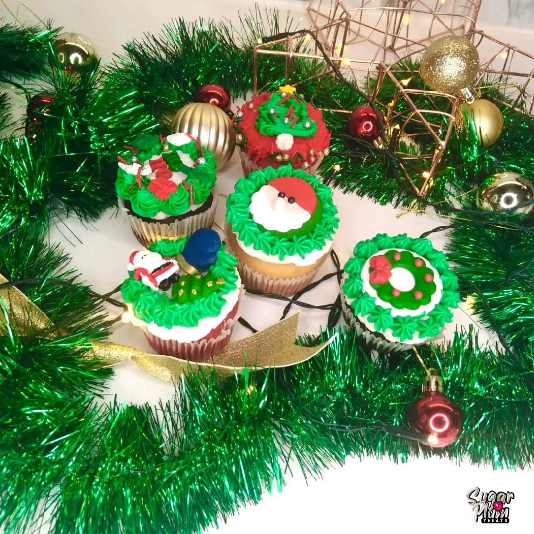 Christmas Themed Cupcakes