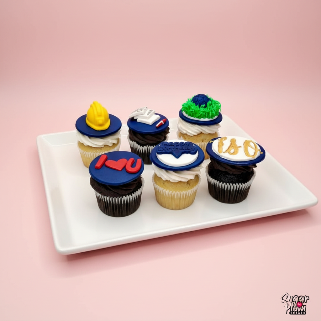 Construction Themed Birthday Cupcakes