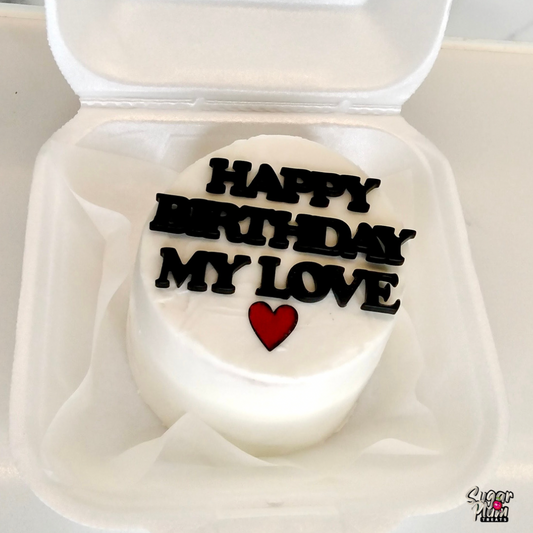HBD My Love ❤️Lunchbox/Bento Cake