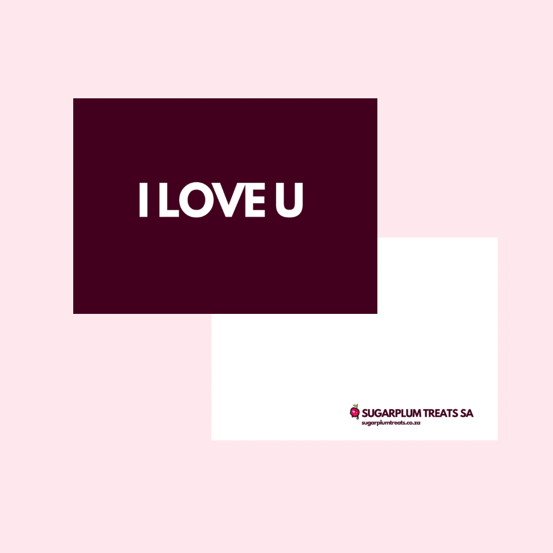 “I love you” PostCard