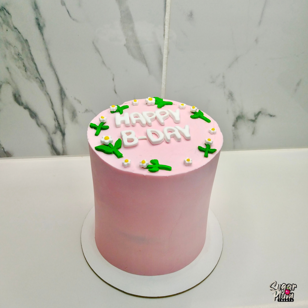 “Happy B-Day” Mini Cake