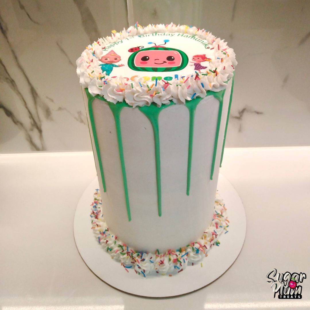 Cocomelon and Friends Birthday Cake