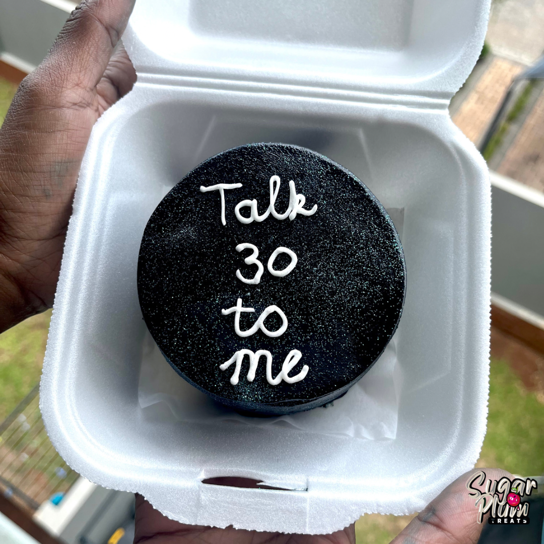 Piped Birthday Bento/Lunchbox Cake