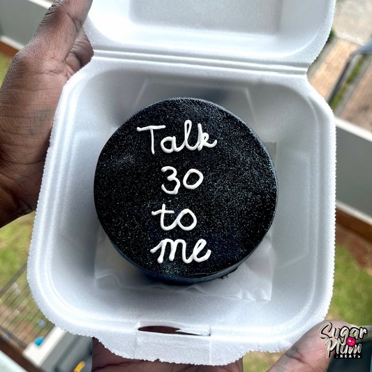 Piped Birthday Bento/Lunchbox Cake