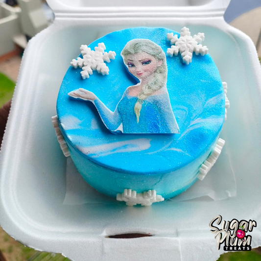 Fozen (Elsa) Bento/Lunchbox Cake