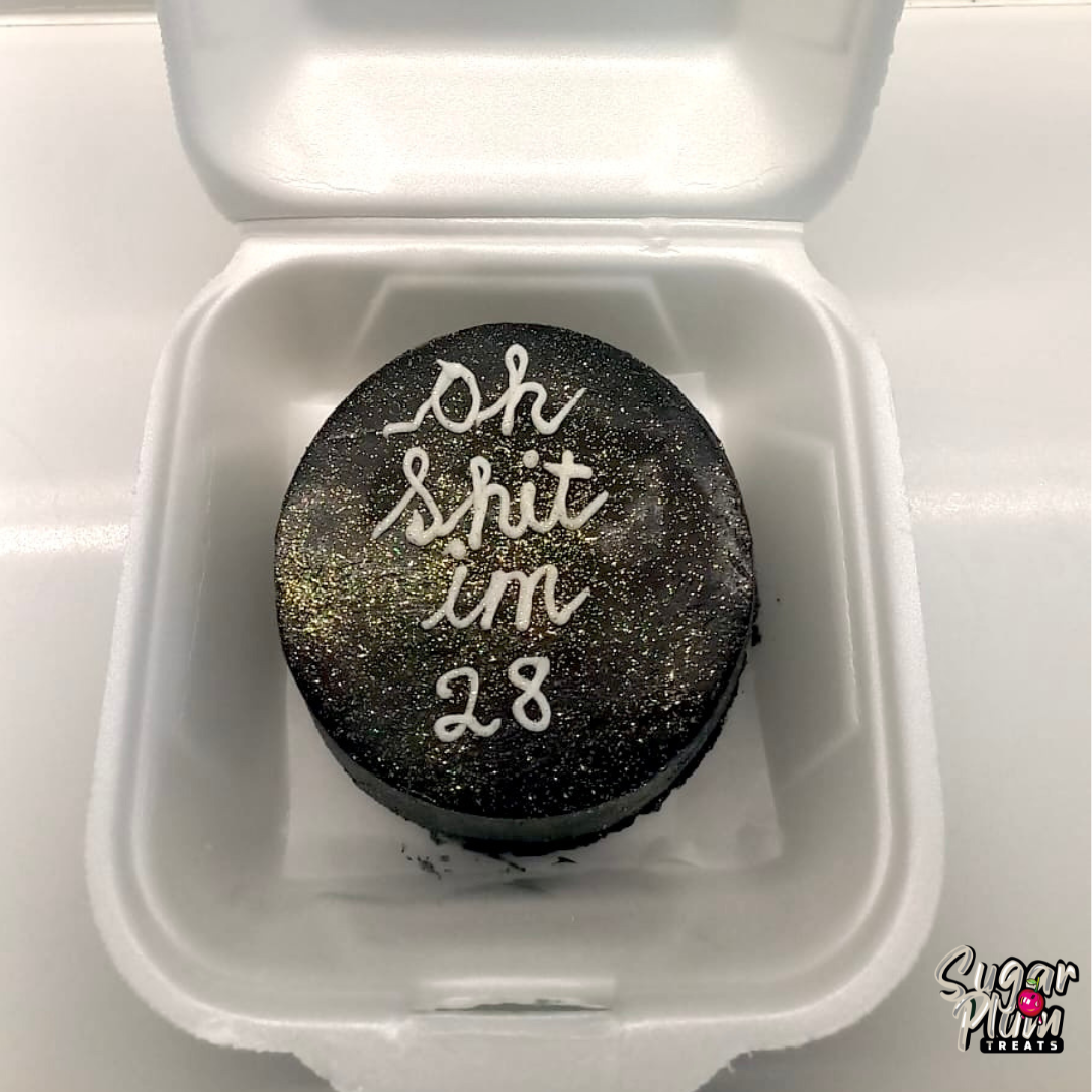 Piped Birthday Bento/Lunchbox Cake