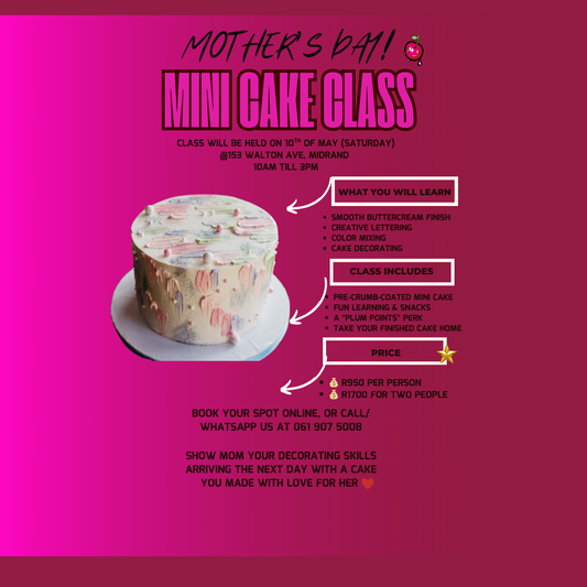 Mother's Day Mini Cake Class
