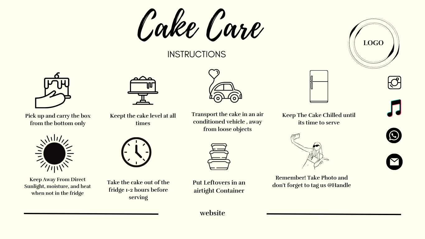 Cake Care Card Template – Sugarplum Treats SA cake-care-card-template-sugarplum-treats-sa