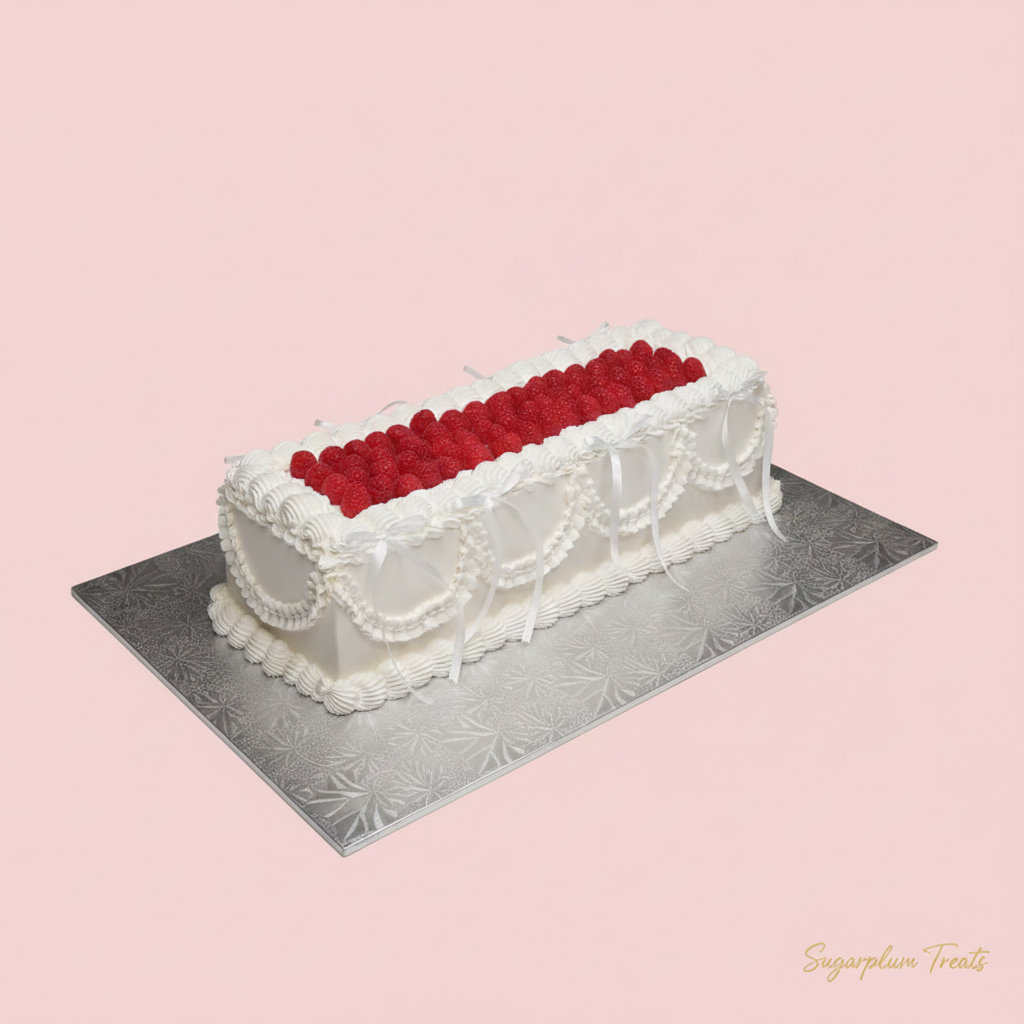 Raspberry Ruffle Cake Mockup 3