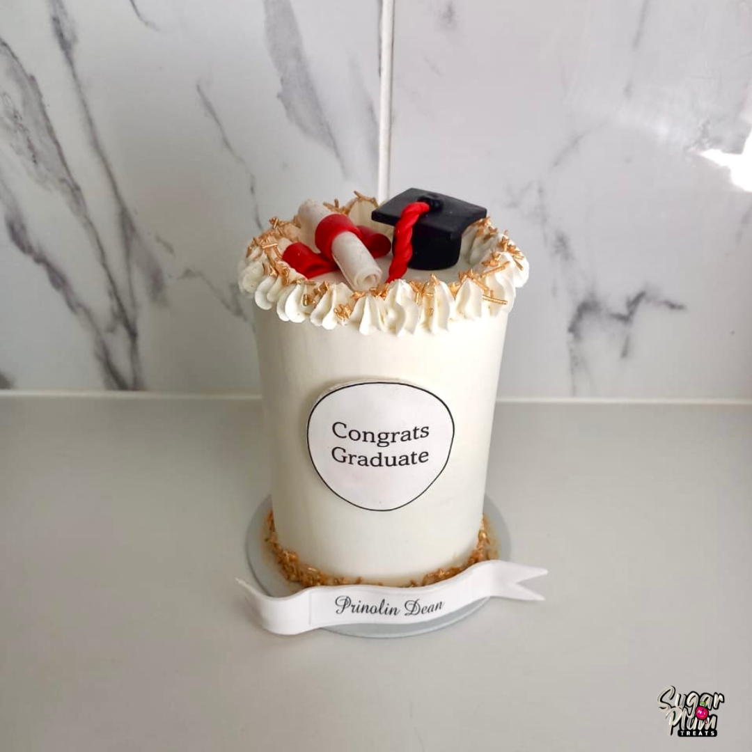 Graduation Cake Mini Cake Graduation Cake Midrand | Custom Celebration Mini Cake - Sugarplum ...