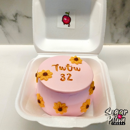 Daisy and Sunflower Bento/ Lunchbox Cake